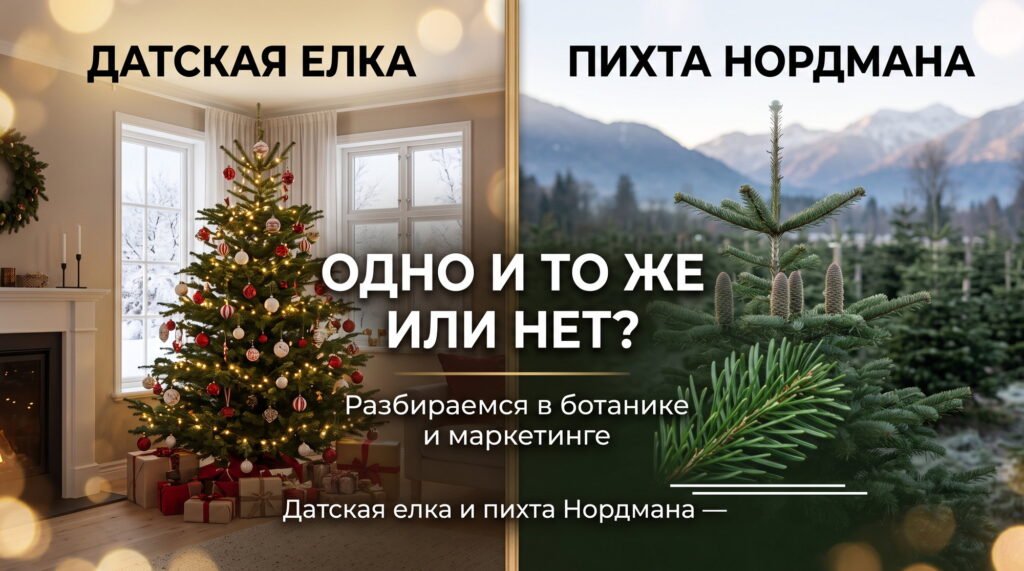 Датская елка и пихта Нордмана — это одно и то же или нет?